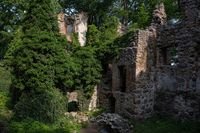 Blick in die Burgruine