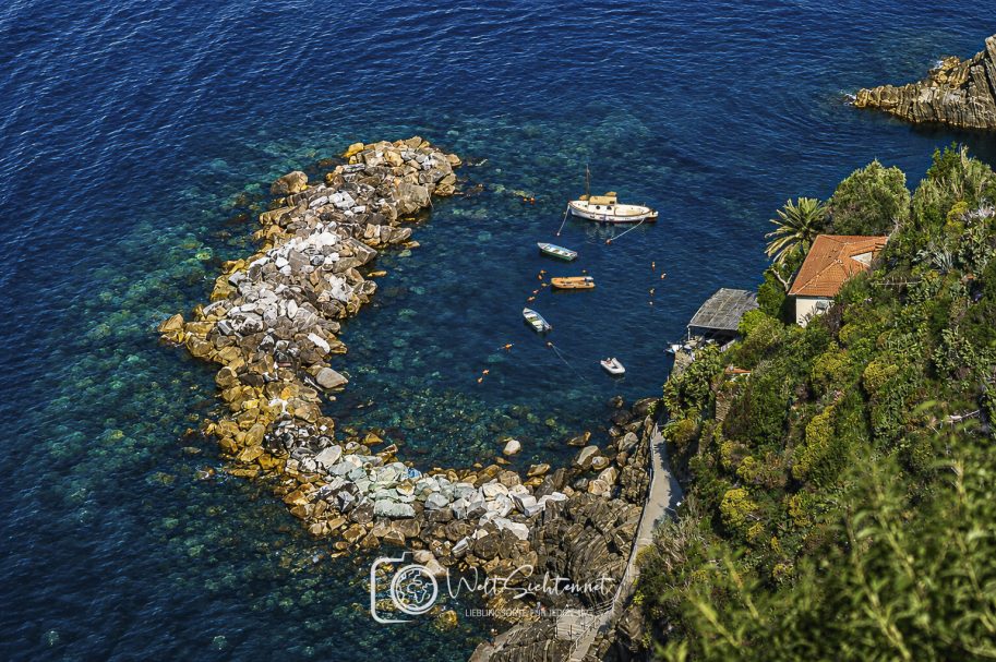 Mediterrane Küstenlandschaft der Cinque Terre